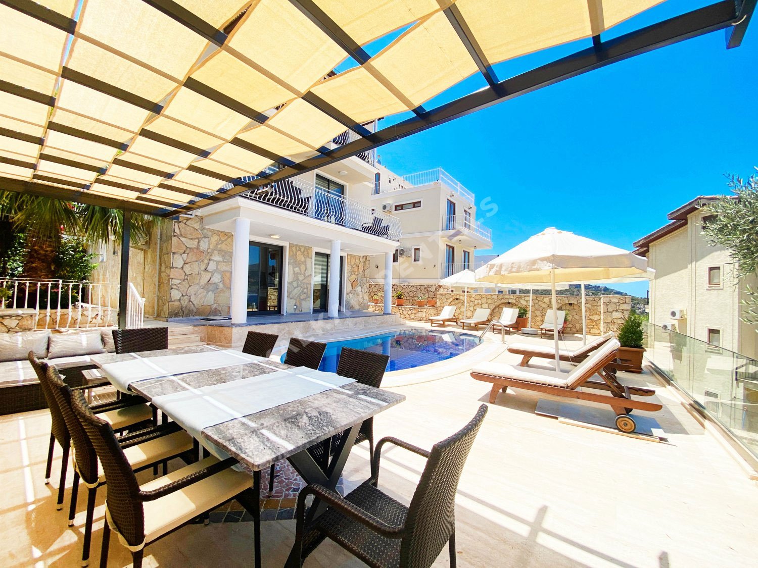 kv353 private villas to rent in kalkan turkey 