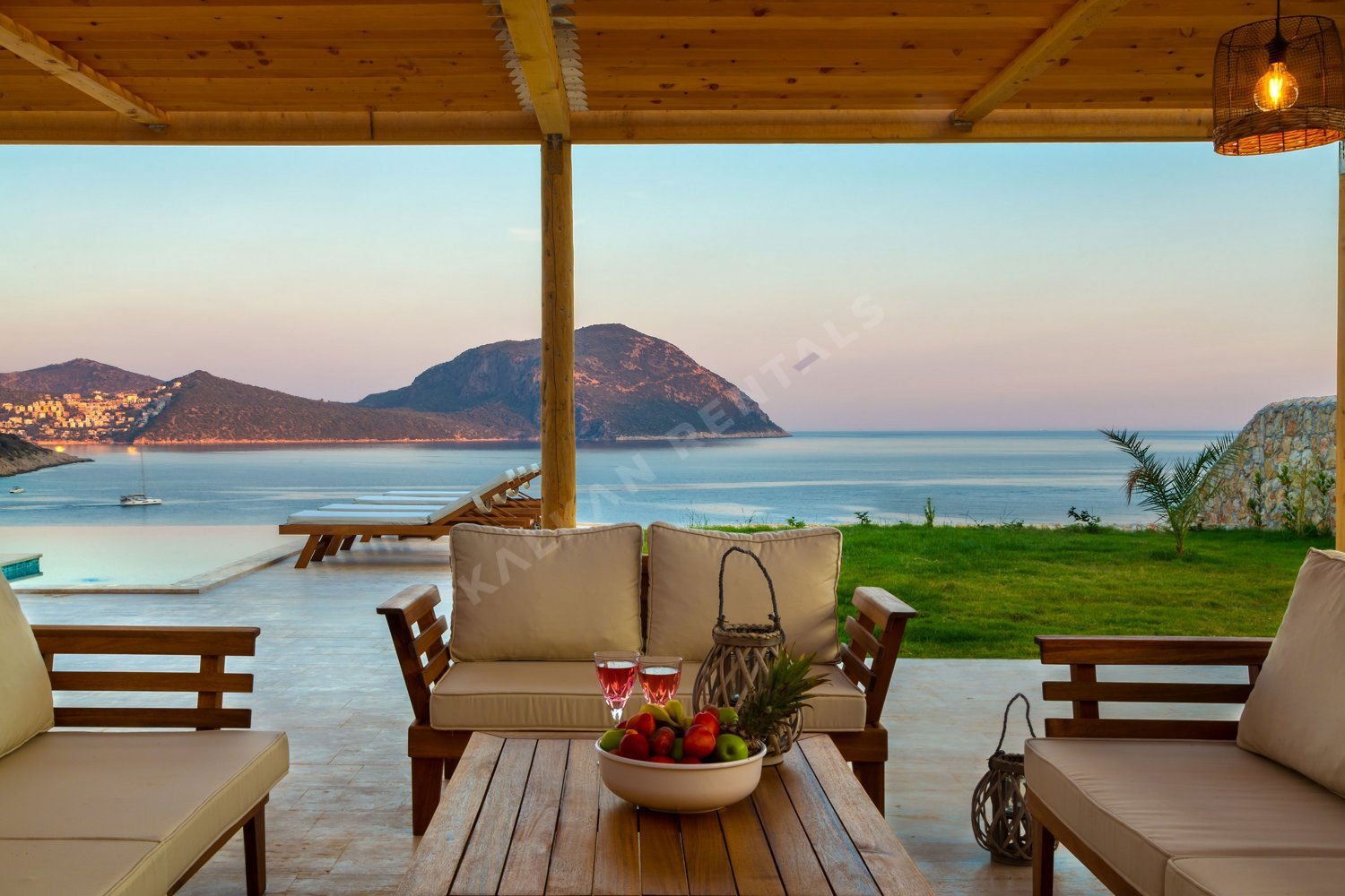 kv435 villas in komurluk kalkan
