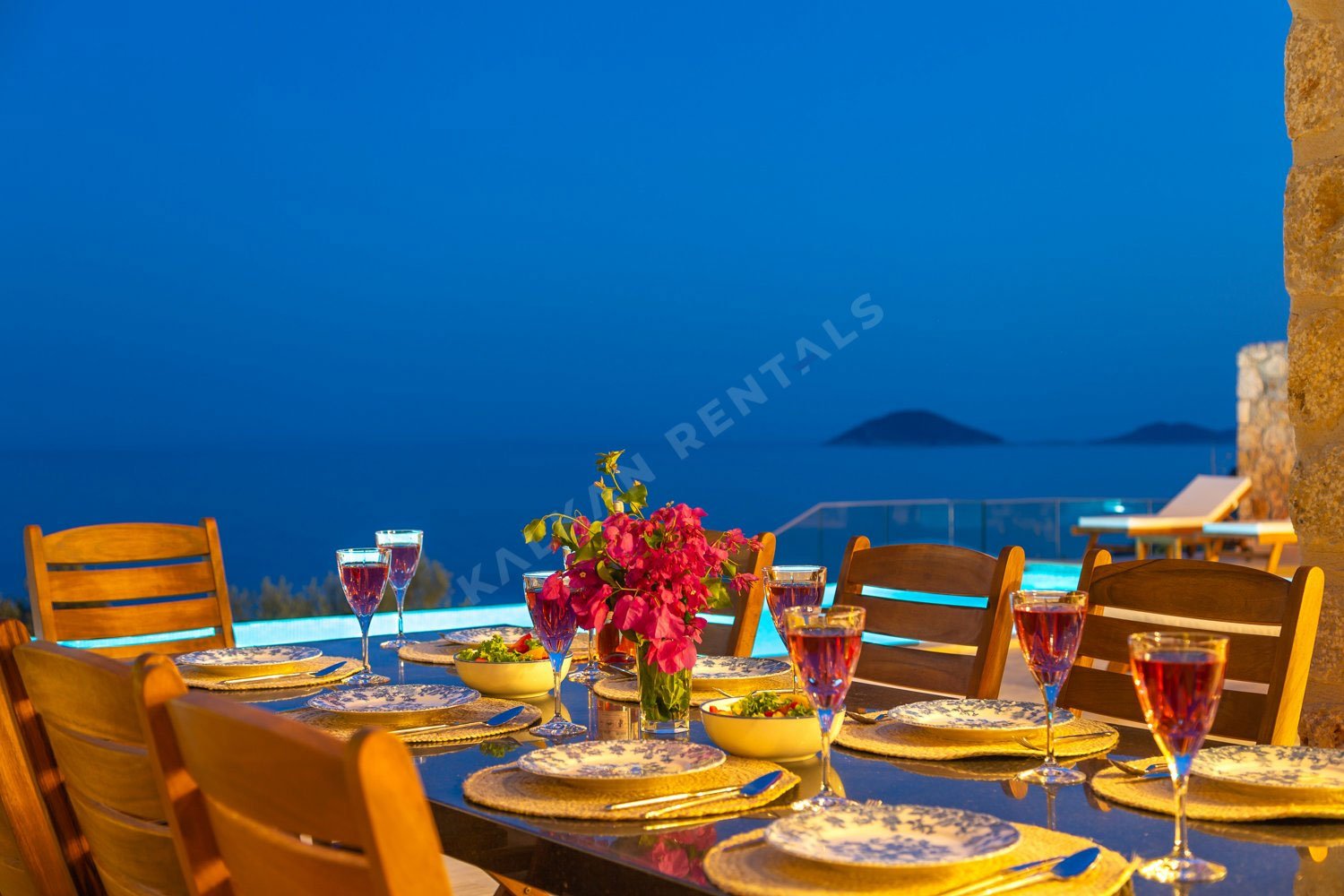 kv436 villas in kalkan old town
